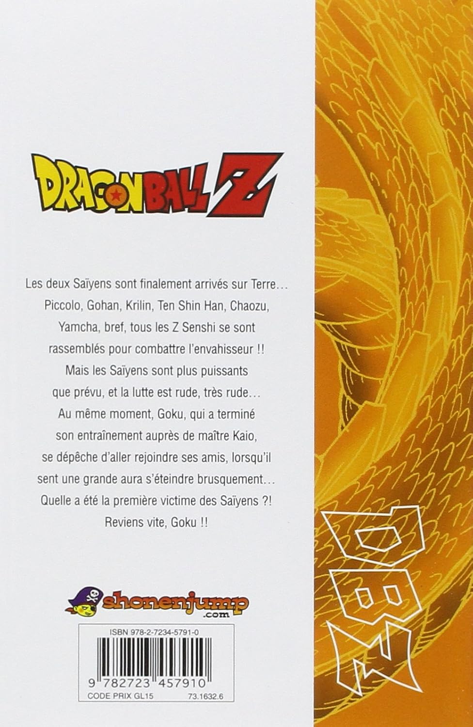 Livre Les Saïyens (1re partie) - Akira Toriyama (Livre d'occasion) - ISBN 2723457915