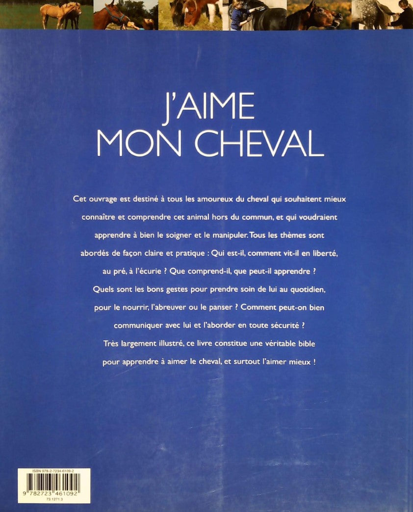 Livre J'aime mon cheval - Collectif (Livre d'occasion) - ISBN 2723461092