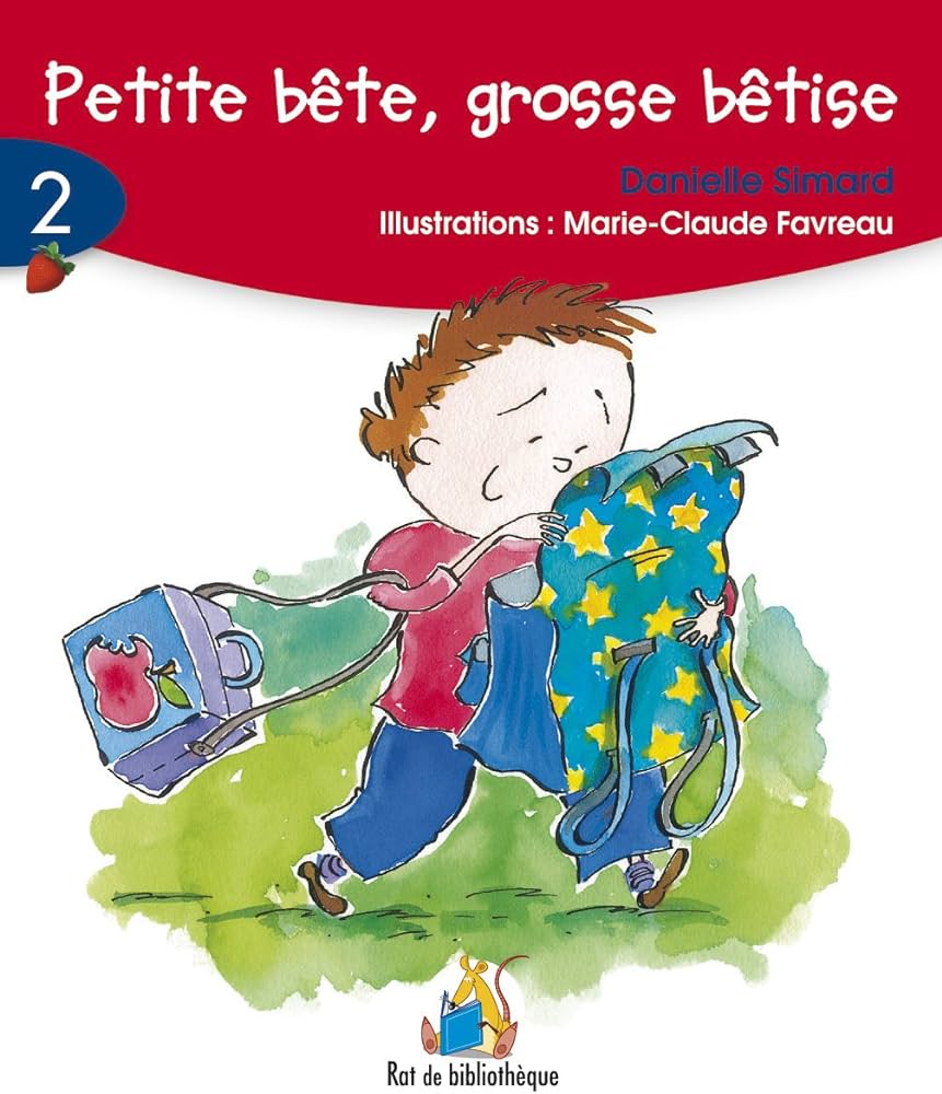 Rat de bibliothèque (série rouge) # 2 : Petite bête, grosse bêtise - Danielle Simard