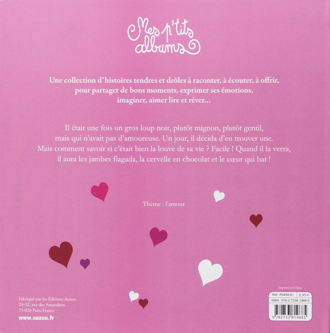 Livre Le loup qui cherchait une amoureuse - Orianne Lallemand (Livre d'occasion) - ISBN 2733819682