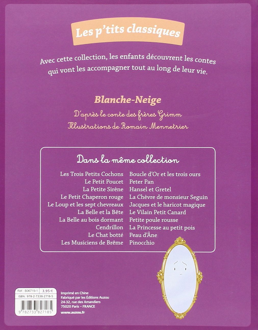 Livre Blanche-Neige - Romain Mennetrier (Livre neuf) - ISBN 2733827189