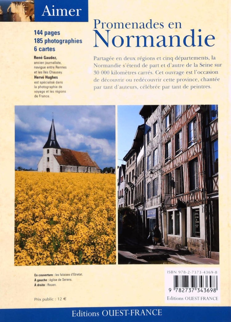 Livre Promenades en Normandie - René Gaudez (Livre d'occasion) - ISBN 2737343690