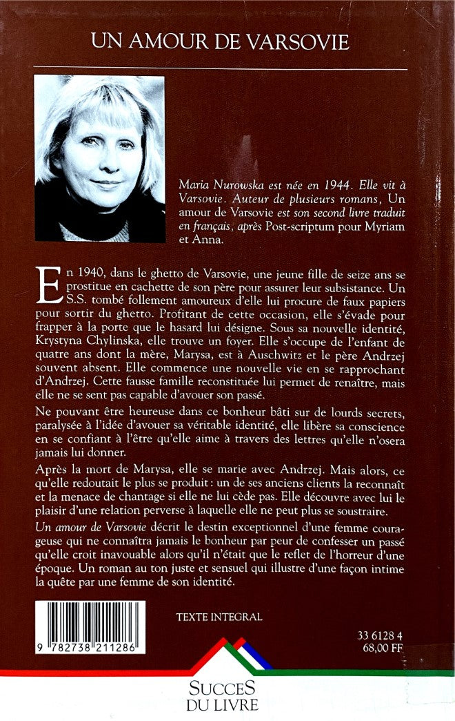 Livre Un amour de Varsovie : Hantée par un passé inavouable - Maria Nurowska (Livre d'occasion) -...