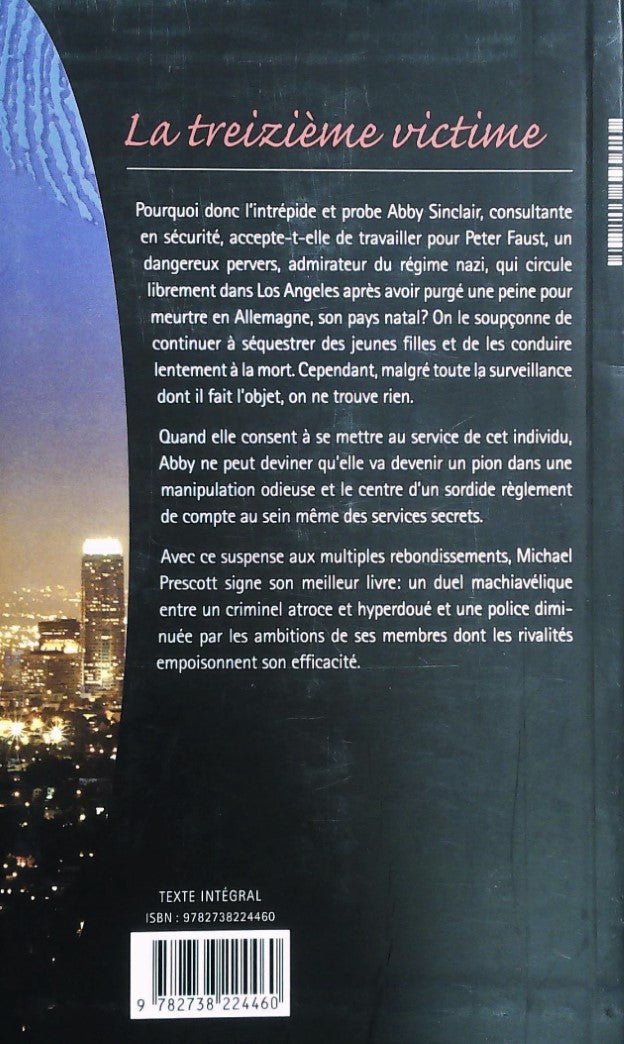 Livre La treizième victime - Michael Prescott (Livre d'occasion) - ISBN 2738224466