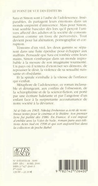 Livre Le pornographe timide - Nikolaj Frobenius (Livre d'occasion) - ISBN 2742726403