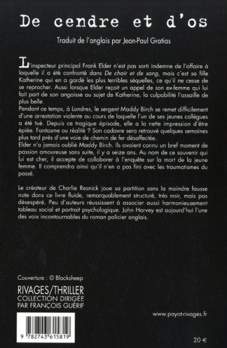 Livre De cendre et d'os - John Harvey (Livre d'occasion) - ISBN 2743615818