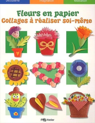 Livre Fleurs en papier : Collages à réaliser soi-même (Livre d'occasion)