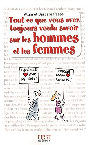 Livre Tout ce que vous avez toujours voulu savoir sur les hommes et les femmes (Barbara Pease...