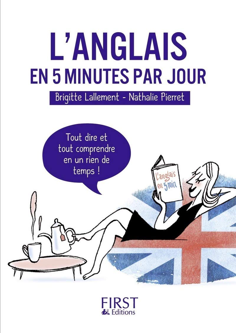 Livre L'anglais en 5 minutes par jour - Brigitte Lallement (Livre d'occasion) - ISBN 2754036075