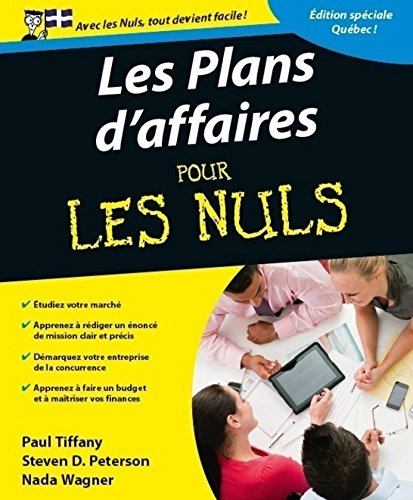 Livre Les plans d'affaires pour les nuls - Paul Tiffany (Livre d'occasion) - ISBN 2754039317
