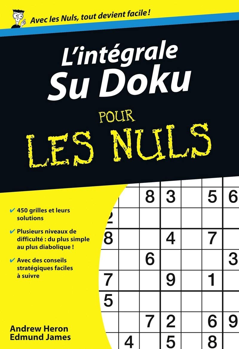 Livre L'intégrale Su Doku pour les nuls - Andrew Heron (Livre d'occasion) - ISBN 275406916X