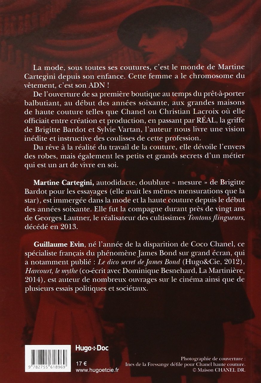 Livre Les coulisses de la haute couture - Martine Cartegini (Livre neuf) - ISBN 2755618965