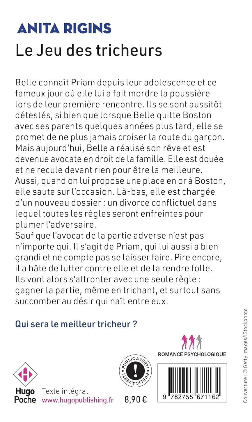 Livre Le jeu des tricheurs - Anita Rigins (Livre d'occasion)