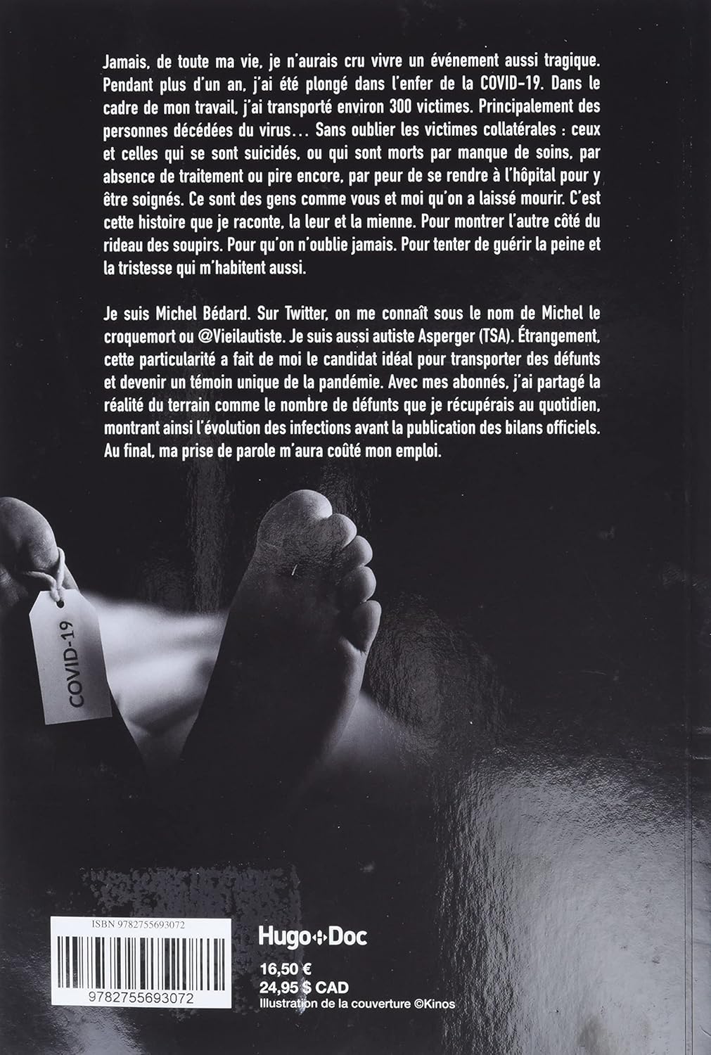 Livre On nous a laissé mourir : Dans les couloirs oubliés de la Covid-19 (Michel Bédard) (Livre...