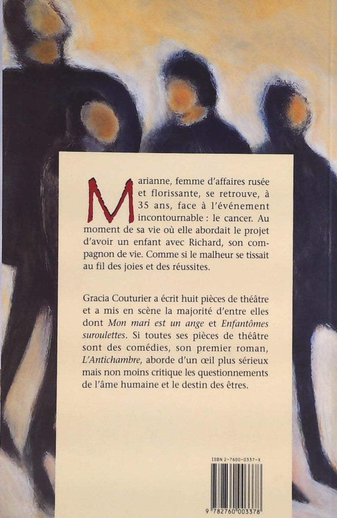 Livre L'antichambre - Gracia Couturier (Livre d'occasion) - ISBN 276000337X