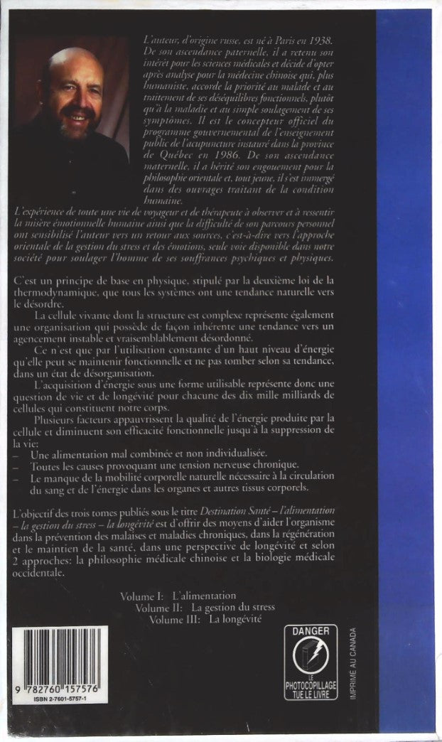 Livre La longévité : Un guide efficace de la régénation de la santé - Gérard Gervais (Livre d'occ...