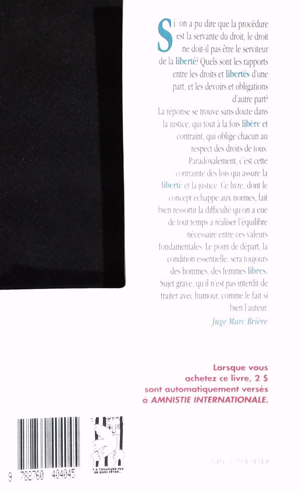 Livre Vive la liberté - Alain Stanké (Livre d'occasion) - ISBN 2760404048
