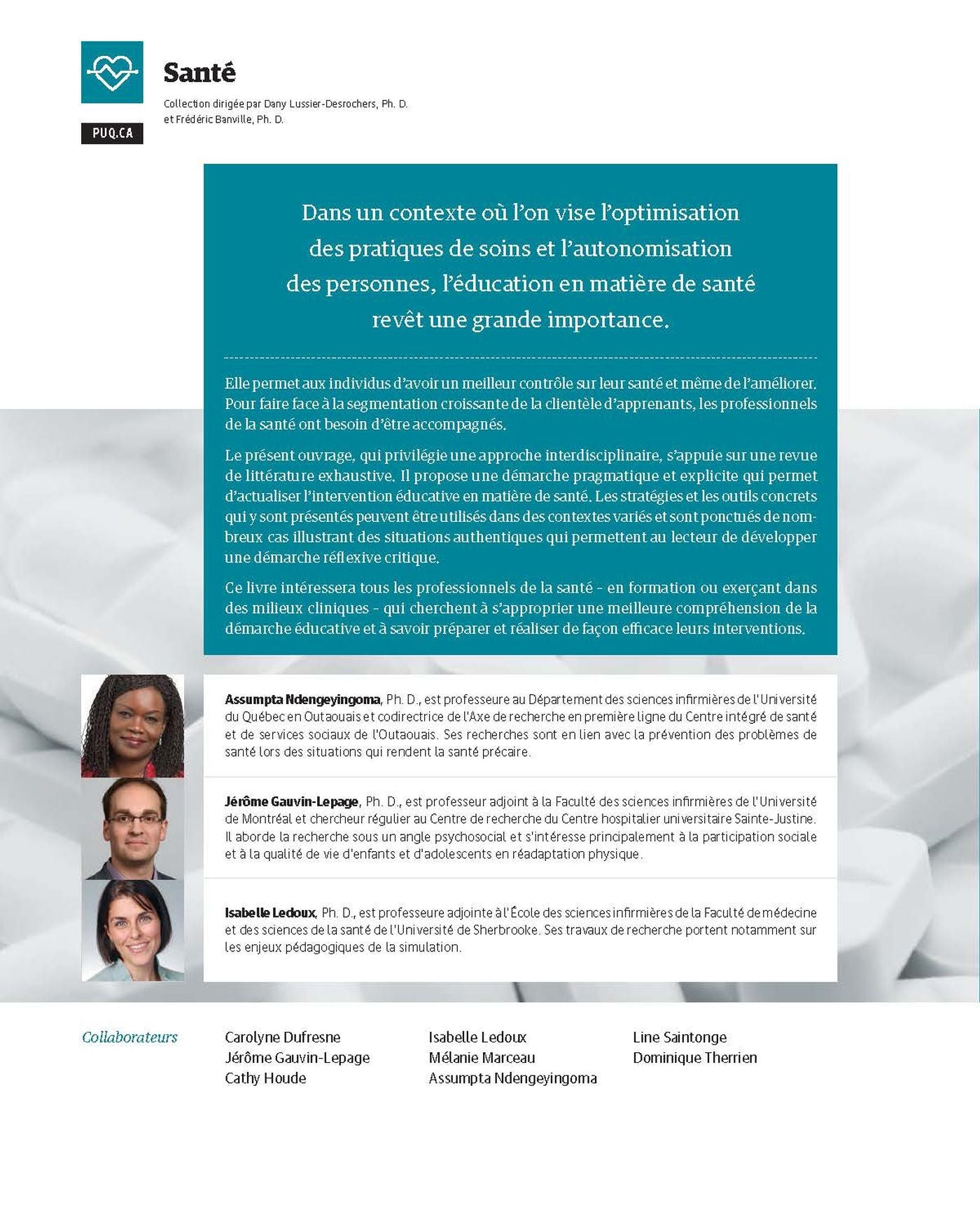 Livre Interventions éducatives en matière de santé - Collectif (Livre d'occasion) - ISBN 2760547019