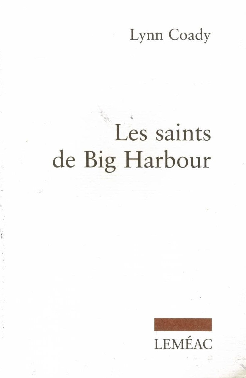 Livre Les saints de Big Harbour - Lynn Coady (Livre d'occasion)