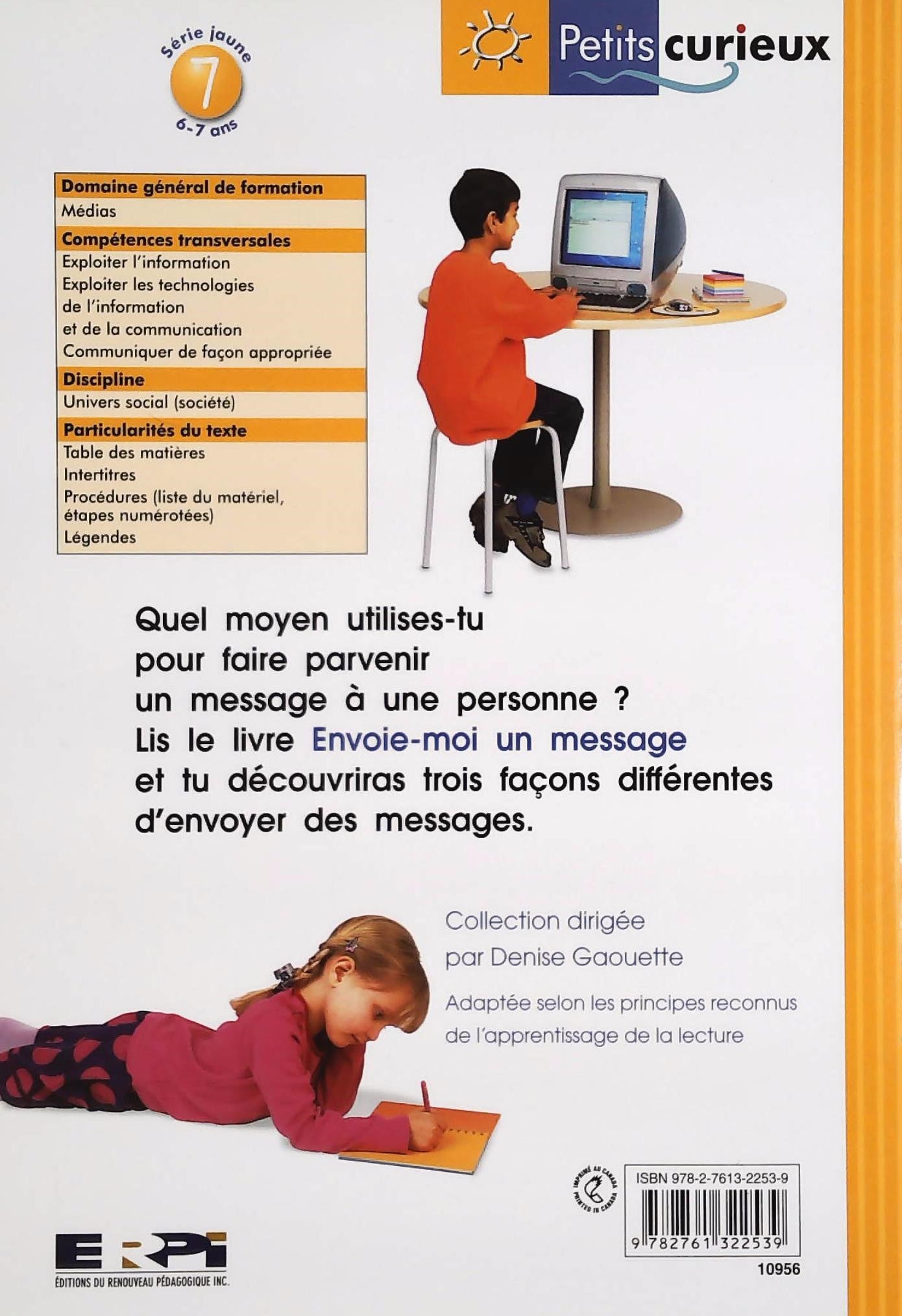 Livre Envoie-moi un message - Margaret Clyne (Livre d'occasion) - ISBN 2761322533