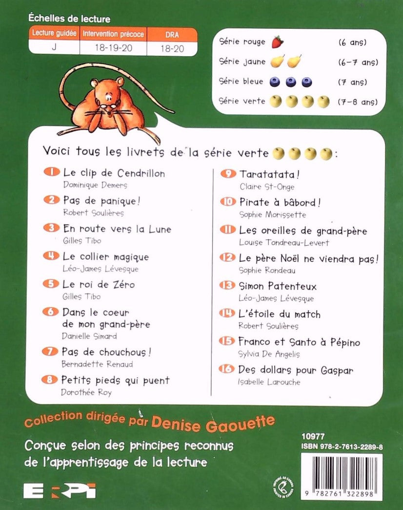 Rat de Bibliothèque (Série verte) # 13 : Simon Patenteux (Leo-james Levesque)