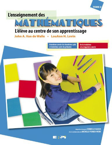Livre L'enseignement des mathématiques (Louann Lovin Corneille Kazadi John Van De Walle) (Livre...