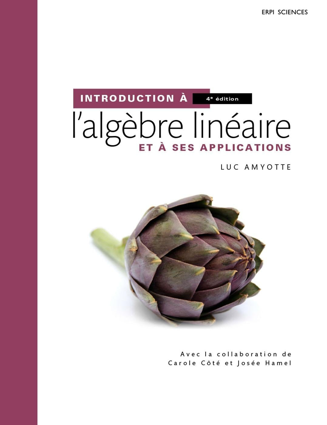 Introduction à l'algébre linéaire et à ses applications - Luc Amyotte