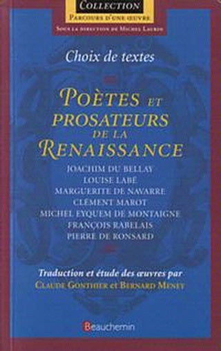 Livre Poètes et prosateurs de la renaissance - Collectif (Livre d'occasion) - ISBN 2761622480