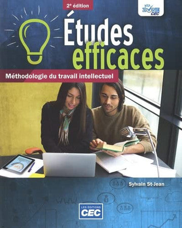 Livre Etudes efficaces méthodologie du travail intellectuel (Sylvain St-Jean) (Livre d'occasion)...