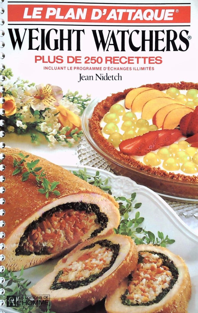 Livre Plan d'attaque Weight Watchers : Plus de 250 recettes - Jean Nidetch (Livre d'occasion) - I...