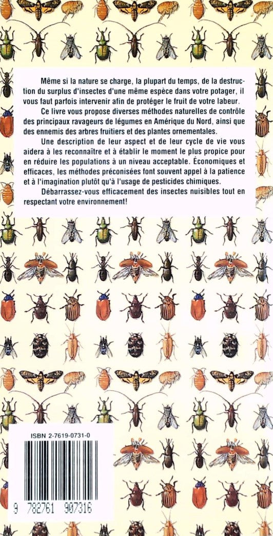 Livre Le chasse-insecte pour jardins - Odile Michaud (Livre d'occasion) - ISBN 2761907310
