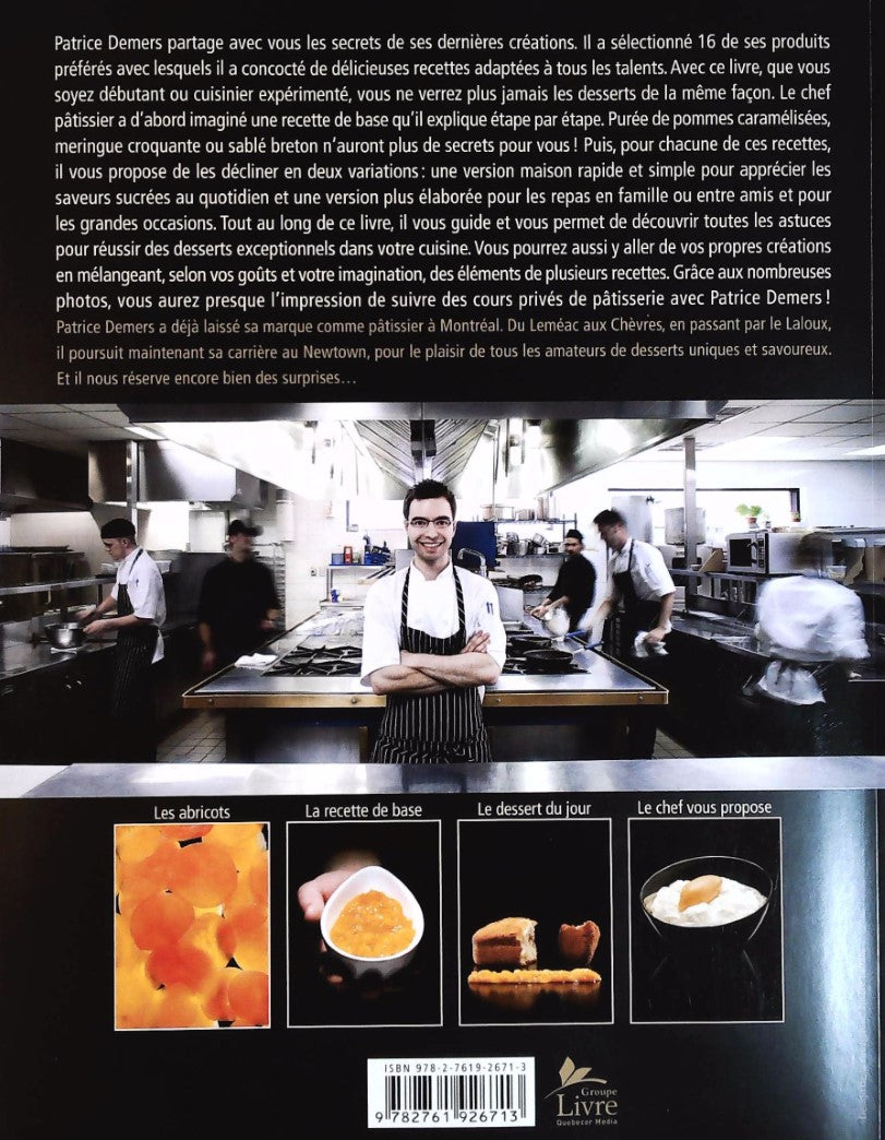Livre La carte des desserts - Patrice Demers (Livre d'occasion) - ISBN 2761926714