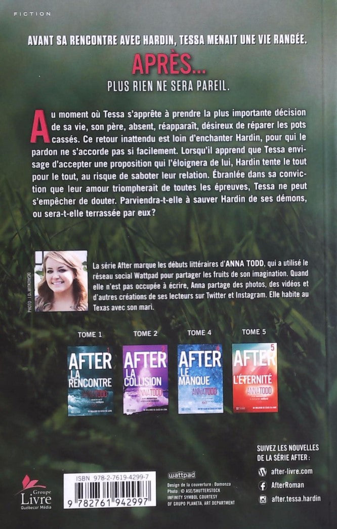 Livre La Chute - Anna Todd (Livre d'occasion)