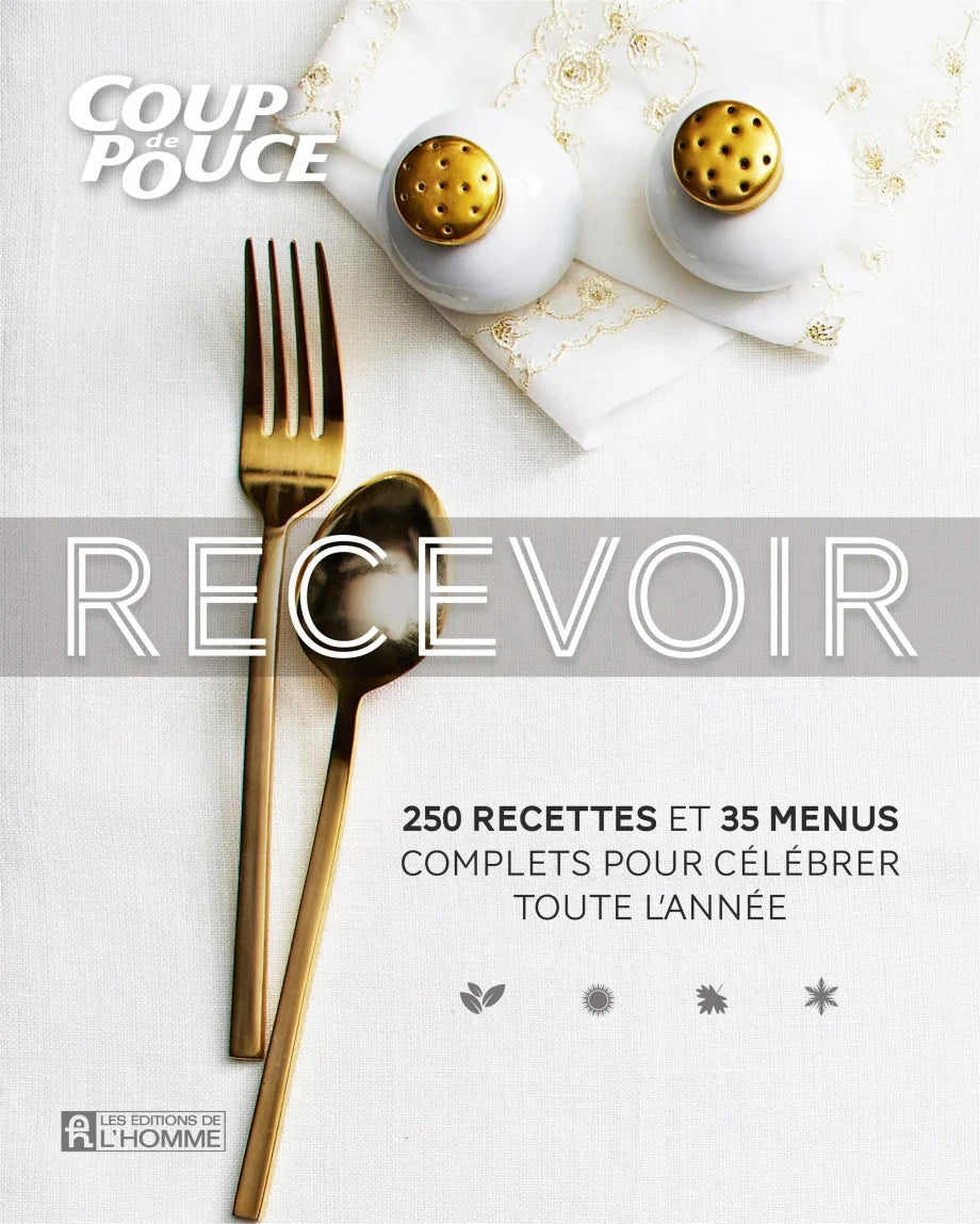 Livre Recevoir 250 recettes et 35 menus complets pour cuisiner en toutes occasions (Collectif)...