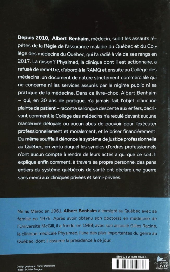 Livre L'exécution: Le combat d'un médecin contre le harcèlement moral et institutionel - Albert B...