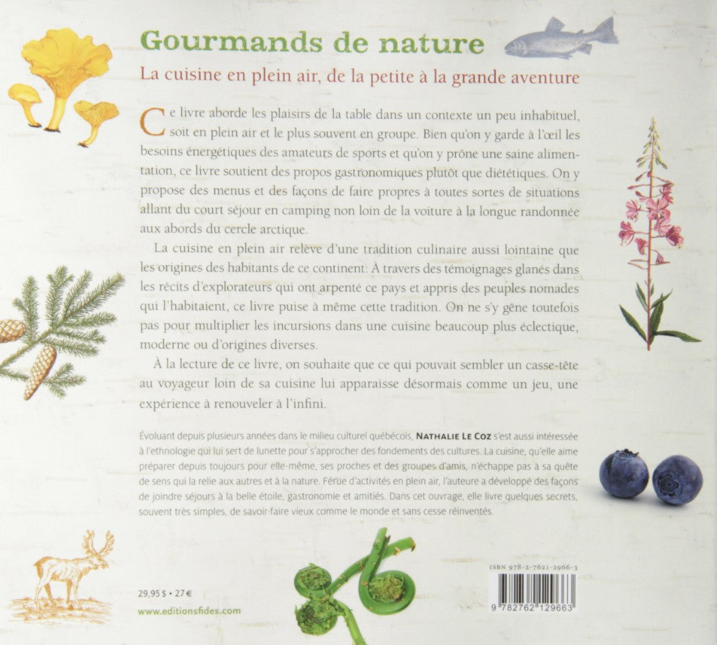 Livre Gourmands de nature : la cuisine en plein air, de la petite à la grande aventure - Nathalie...