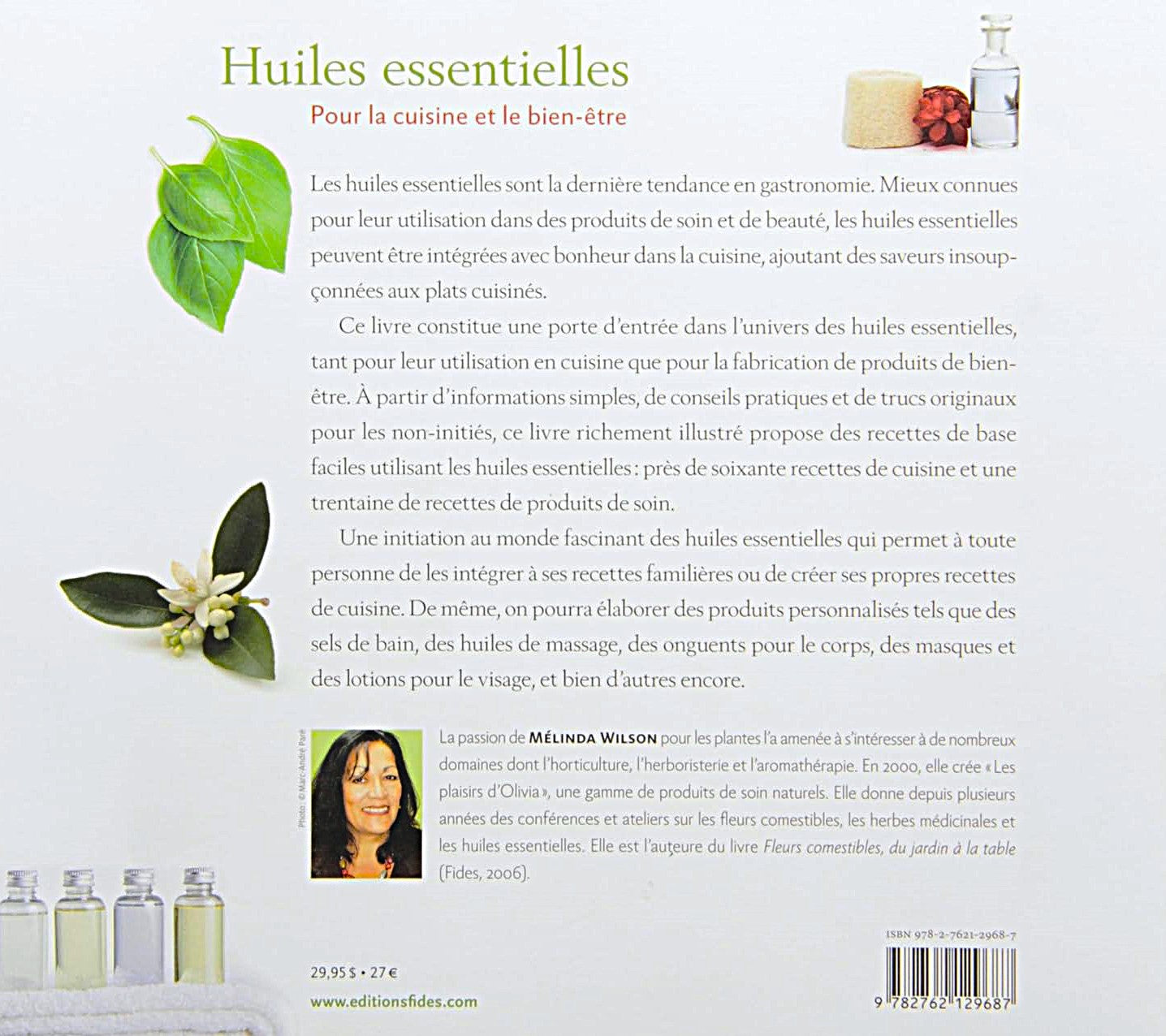Livre Huiles essentielles : Pour la cuisine et le bien-être - Melinda Wilson (Livre d'occasion) -...