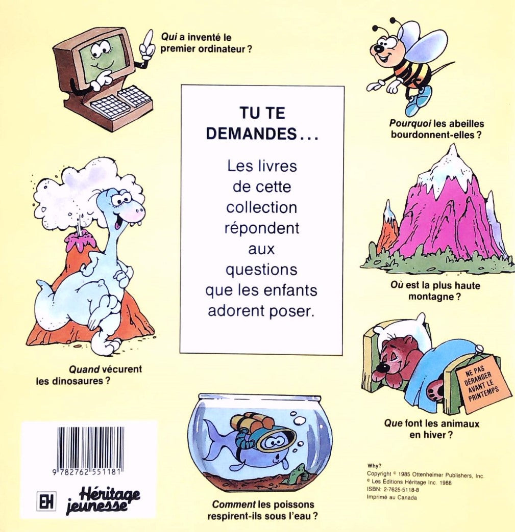 Livre Pourquoi la lune change de forme? - Collectif (Livre d'occasion) - ISBN 2762551188