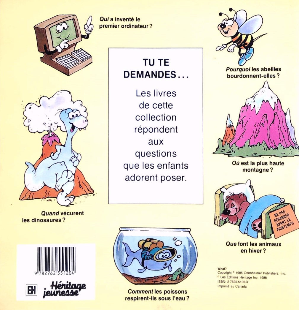 Livre Que font les ours en hiver? - Collectif (Livre d'occasion) - ISBN 276255120X
