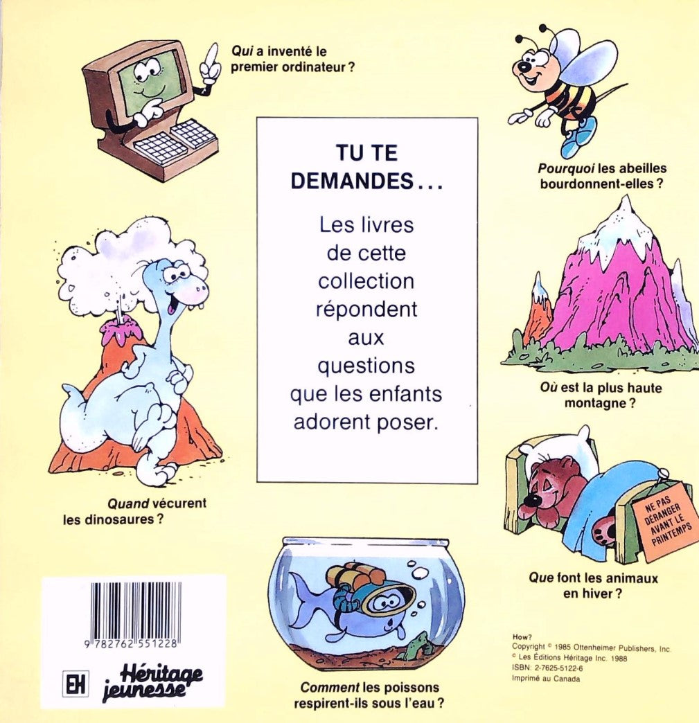 Livre Comment les poissons respirent-ils sous l'eau? - Collectif (Livre d'occasion) - ISBN 276255...