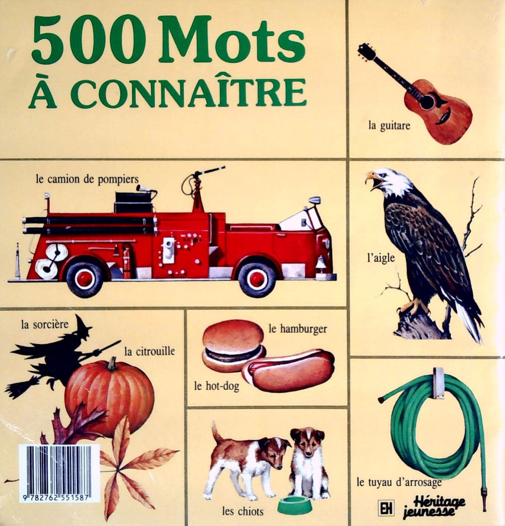 Livre 500 Mots à connaître (Livre d'occasion) - ISBN 2762551587