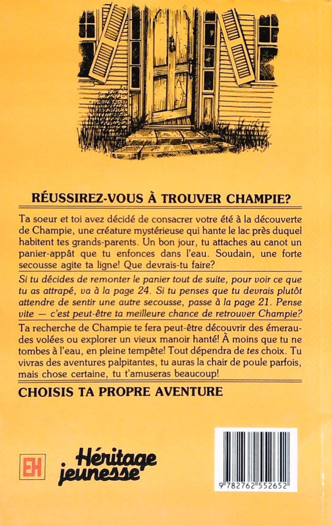 Choisis ta propre aventure # 14 : À la recherche de Champie (R.A. Montgomery)