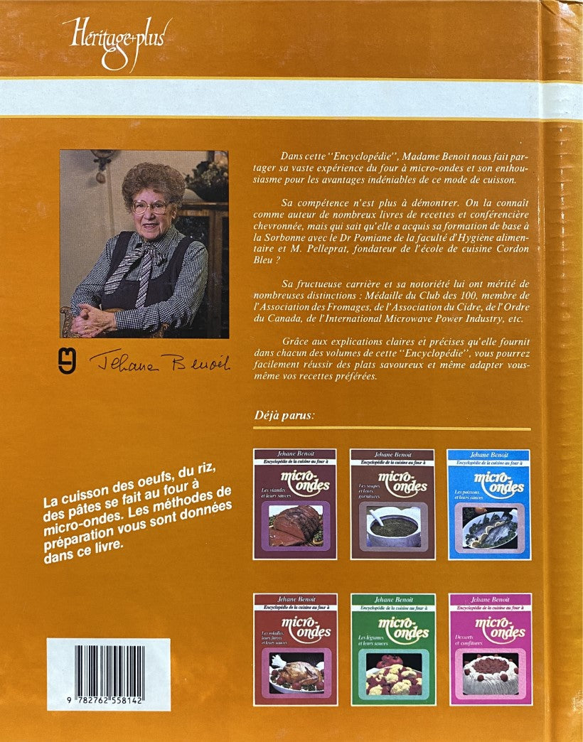 Livre Riz, pâtes alimentaires et oeufs - Jehane Benoit (Livre d'occasion) - ISBN 276255814X