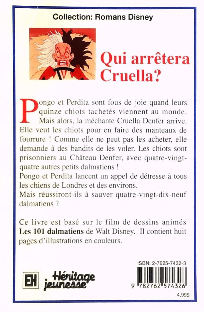 Livre 101 Dalmatiens - Ann Braybrooks (Livre d'occasion) - ISBN 2762574323
