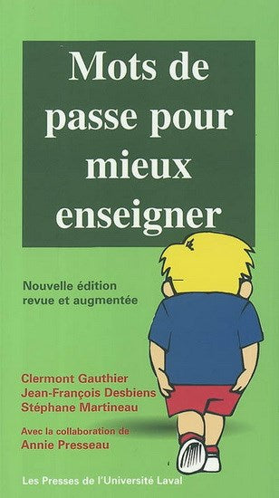 Livre ISBN 2763779514 Mots de passe pour mieux enseigner (2e édition)