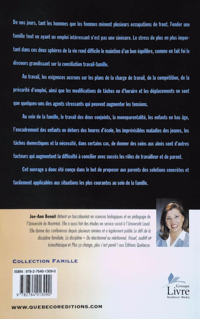 Livre Les solutions pour les familles d'aujourd'hui - Joe-Ann Benoit (Livre d'occasion)