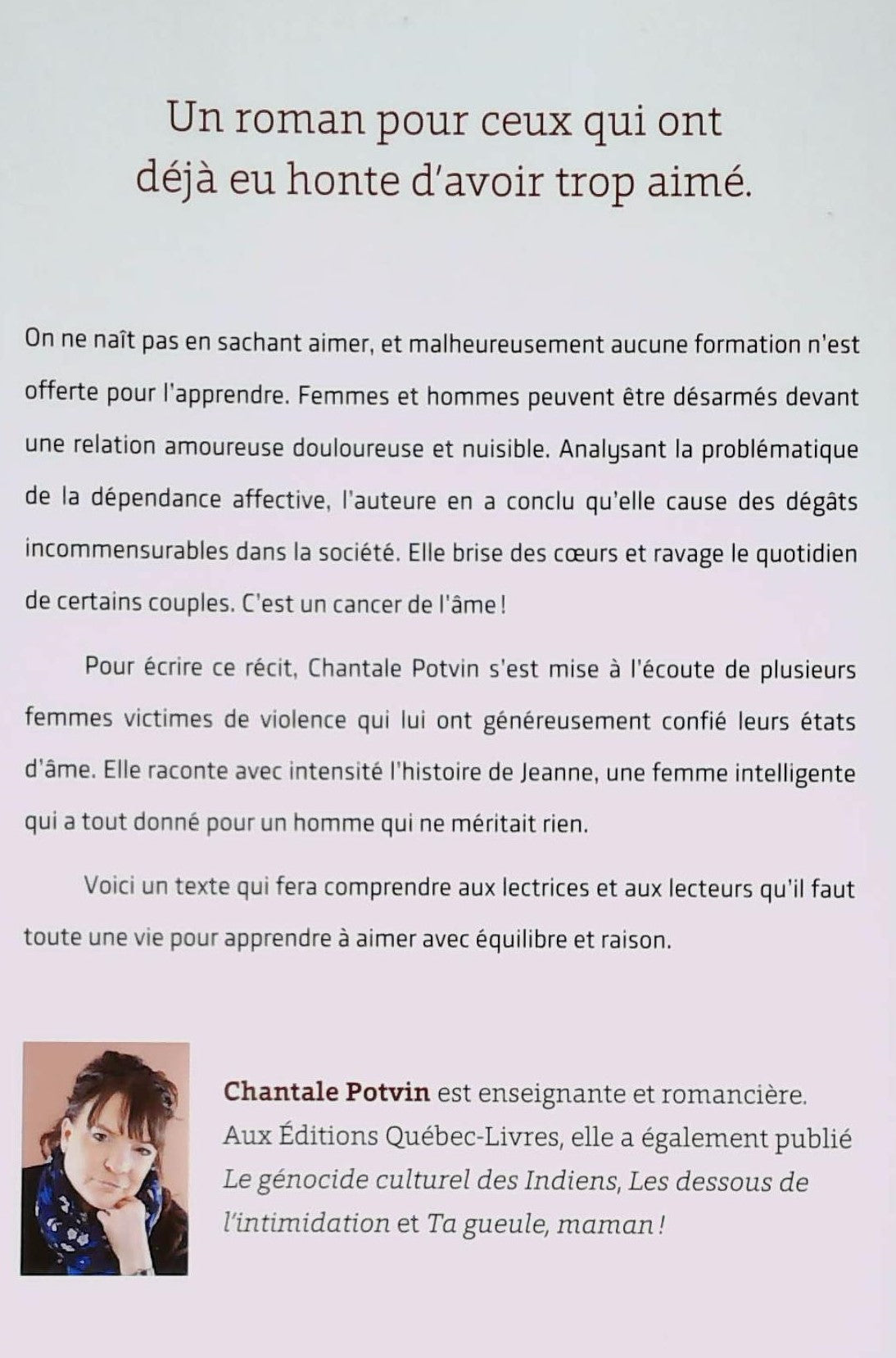 Livre Des fleurs pour Rossy - Chantale Potvin (Livre d'occasion) - ISBN 2764024517