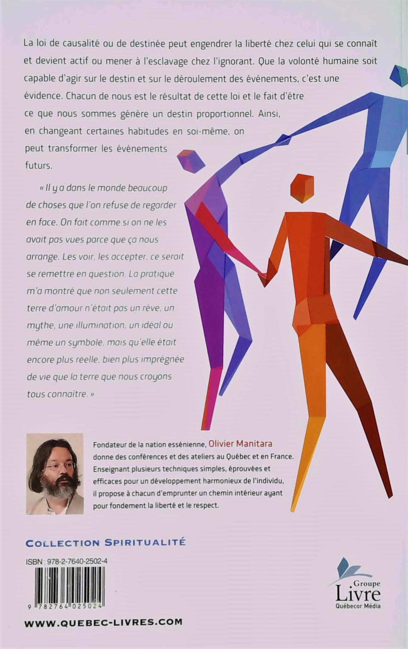 Livre Vivez avec concience et amour : La loi de la causalité - Olivier Maritara (Livre d'occasion...