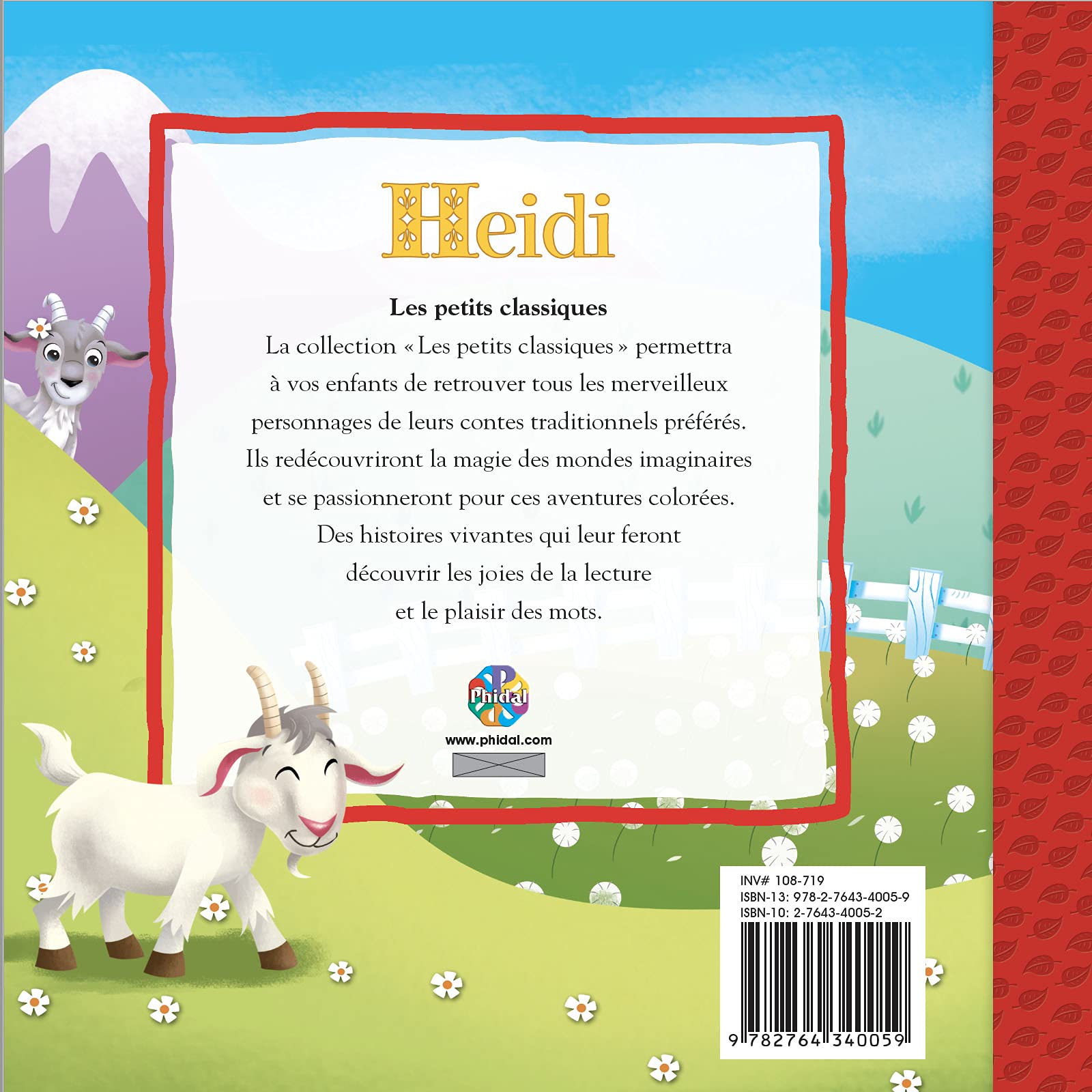 Livre Heidi (Livre d'occasion) - ISBN 2764340052