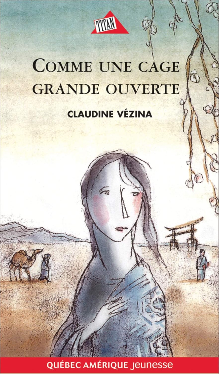 Livre Comme une cage grande ouverte - Claudine Vézina (Livre d'occasion)